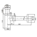 Bottle Trap 32mm BBT12C - BS197BN
