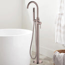 Otus Freestanding Bath Mixer with Hand Shower Brushed Bronze- BF2072BN-BB - Bathroom Hub