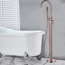 Otus Freestanding Bath Mixer with Hand Shower Brushed Bronze- BF2072BN-BB - Bathroom Hub