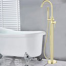 Otus Freestanding Bath Mixer with Hand Shower French Gold - BF2072BN-FG - Bathroom Hub