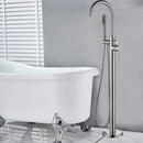 Otus Freestanding Bath Mixer with Hand Shower Brushed Nickel - BF2072BN