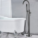 Otus Freestanding Bath Mixer with Hand Shower Gun Metal - BF2072GM