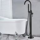 Otus Freestanding Bath Mixer with Hand Shower Matte Black - BF2072MB