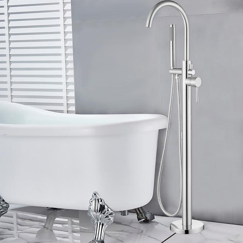 P&P Otus Freestanding Bath Mixer with Hand Shower Chrome