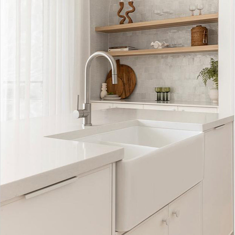 Double Bowl Fire Clay Farmhouse Sink