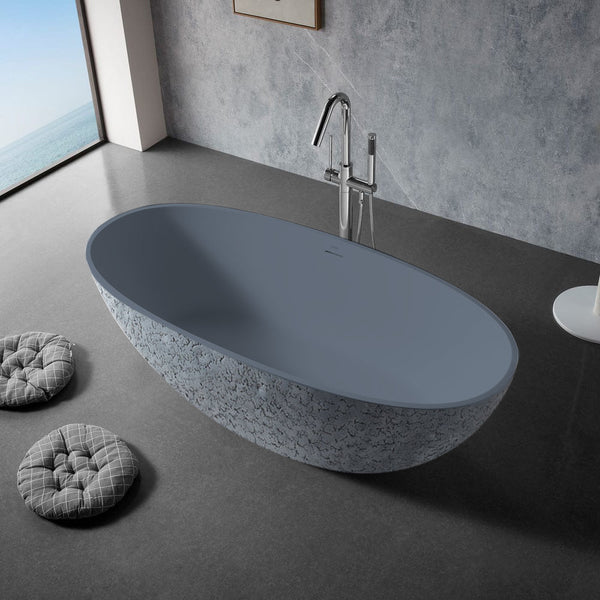 Solid Surface Cast Stone Freestanding Bath 1004 CF