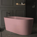 Solid Surface Cast Stone Freestanding Bath 1007 Matt Pink