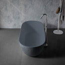 Solid Surface Cast Stone Freestanding Bath 1038 Concrete Finish