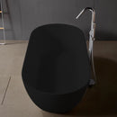Solid Surface Cast Stone Freestanding Bath 1038 Matt Black