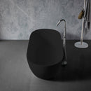 Solid Surface Cast Stone Freestanding Bath 1038 Matt Black