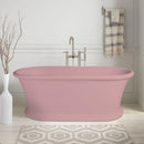 Solid Surface Cast Stone Freestanding Bath 1041 Matt Pink