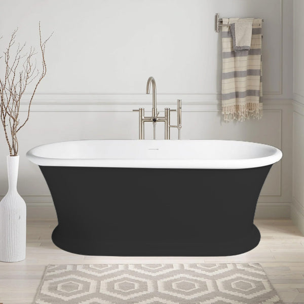 Solid Surface Cast Stone Freestanding Bath 1041 MW & MB