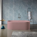 Solid Surface Cast Stone Freestanding Bath 1045 Matt Pink