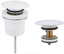 Universal Pop-Up Waste Matt White - BW099-MW - Bathroom Hub