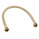 Baiachi braided flexible hose 450mm brushed gold HFAB-450-BG