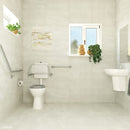 Accessible Toilet Care Kit 2 with Left-Hand 40° Rail