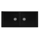 GRANITE Double Bowl Kitchen Sink D1140-BK