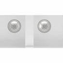 GRANITE Double Bowl Drainer Kitchen Sink D1160-WH - Bathroom Hub