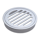 Round Floor Waste, Round Grate, 100mm Outlet