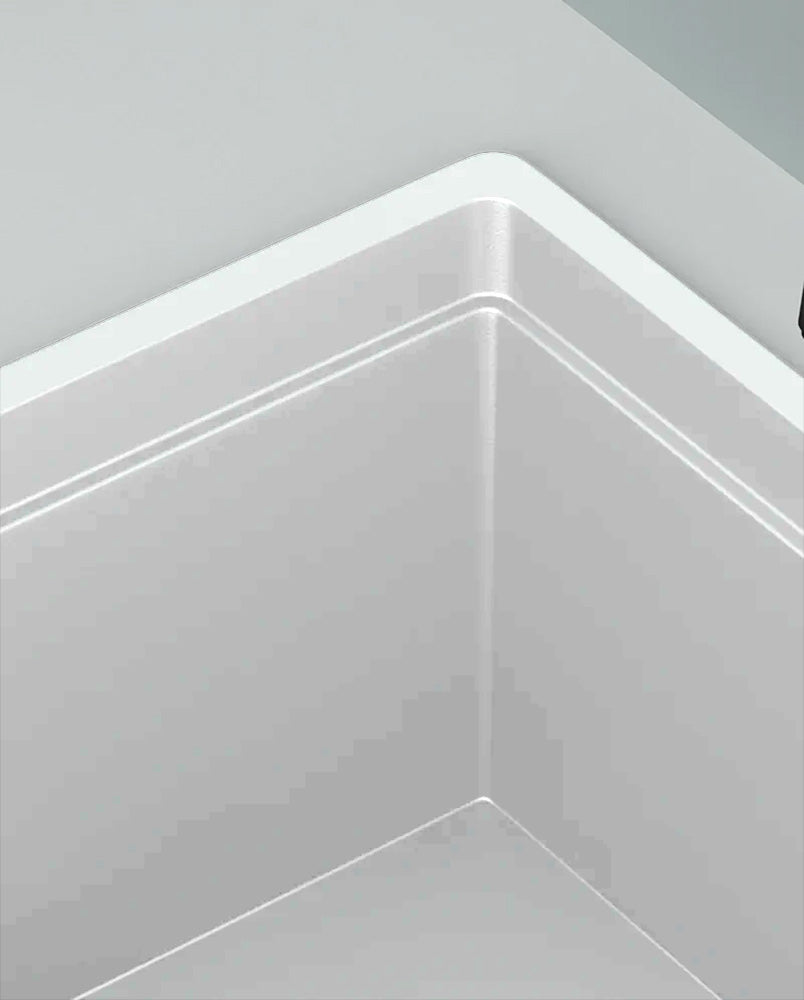 GRANITE Single Bowl Kitchen Sink D458-WH - Bathroom Hub