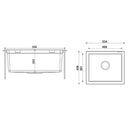 GRANITE Single Bowl Kitchen Sink D534-BK