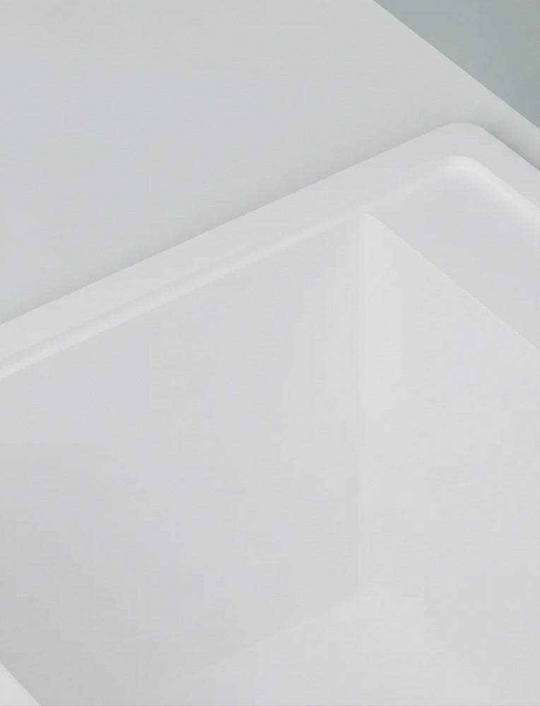 GRANITE Single Bowl Kitchen Sink D565-WH - Bathroom Hub