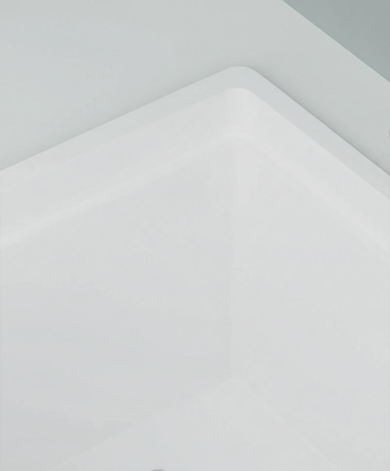 GRANITE Single Bowl Kitchen Sink D610-WH - Bathroom Hub