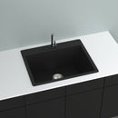 GRANITE Single Bowl Kitchen Sink D620-BK