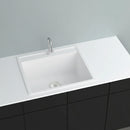 GRANITE Single Bowl Kitchen Sink D620-WH