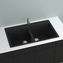 GRANITE Double Bowl Kitchen Sink-BK