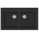 GRANITE Double Bowl Kitchen Sink-BK
