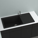 GRANITE Single Bowl Drainer Kitchen Sink D915-BK