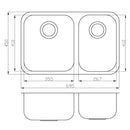 Cora Kitchen Sink 695 x 450mm DB568A