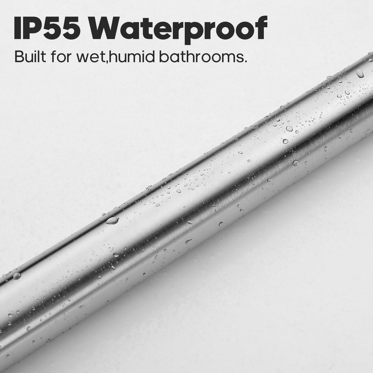 Decaura 900mm Vertical Heated SingleTowel Rail - Space-Saving Towel Warmer with Dual Hooks, IP55, Plug-in or Hardwired- bathroomhubonline