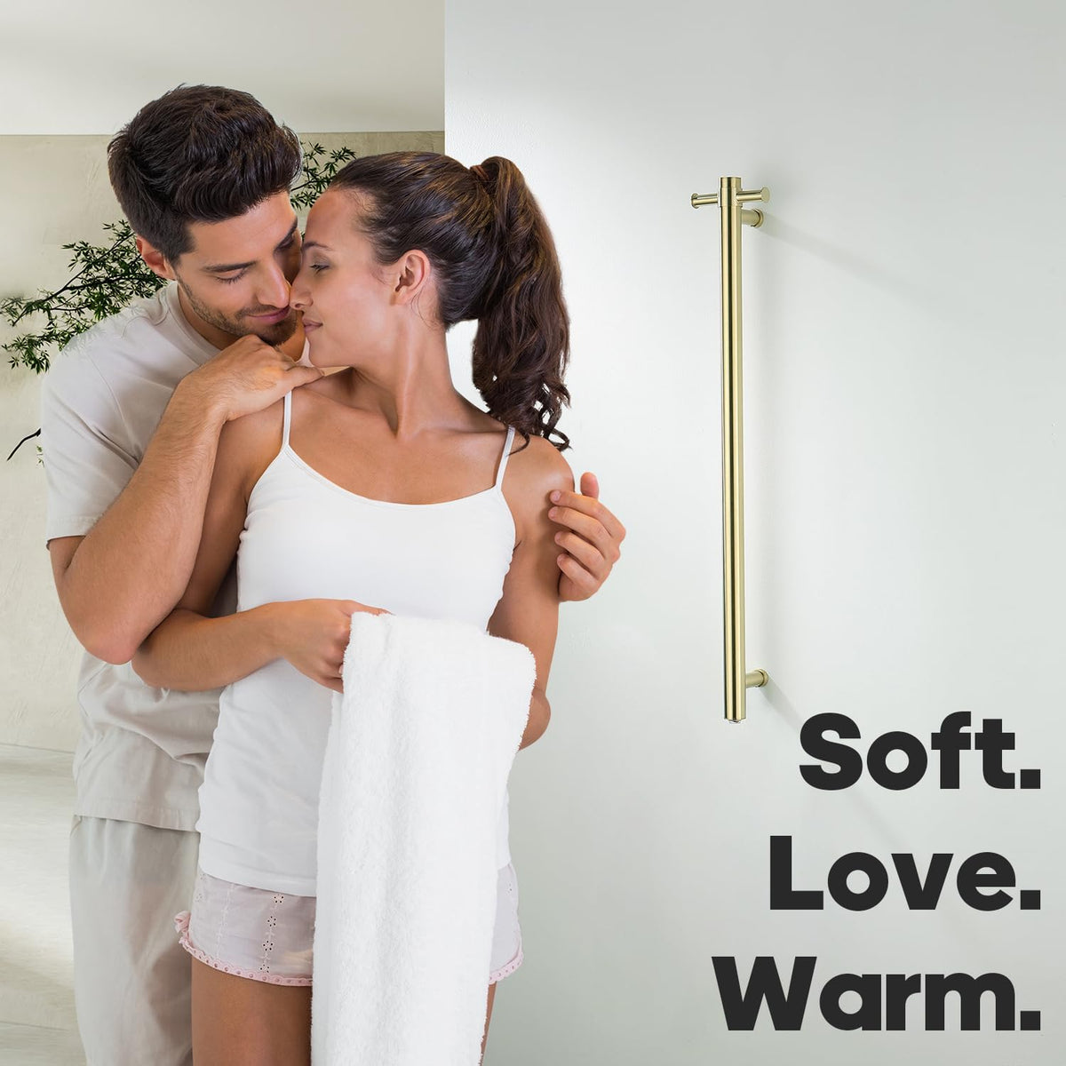 Decaura 900mm Vertical Heated Towel Rail-bathroom-hub-online