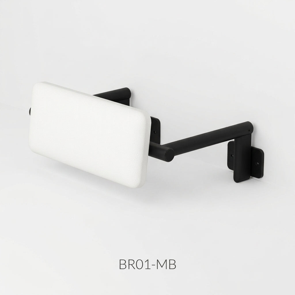 Disabled Back Rest Care Matt Black - BR01-MB
