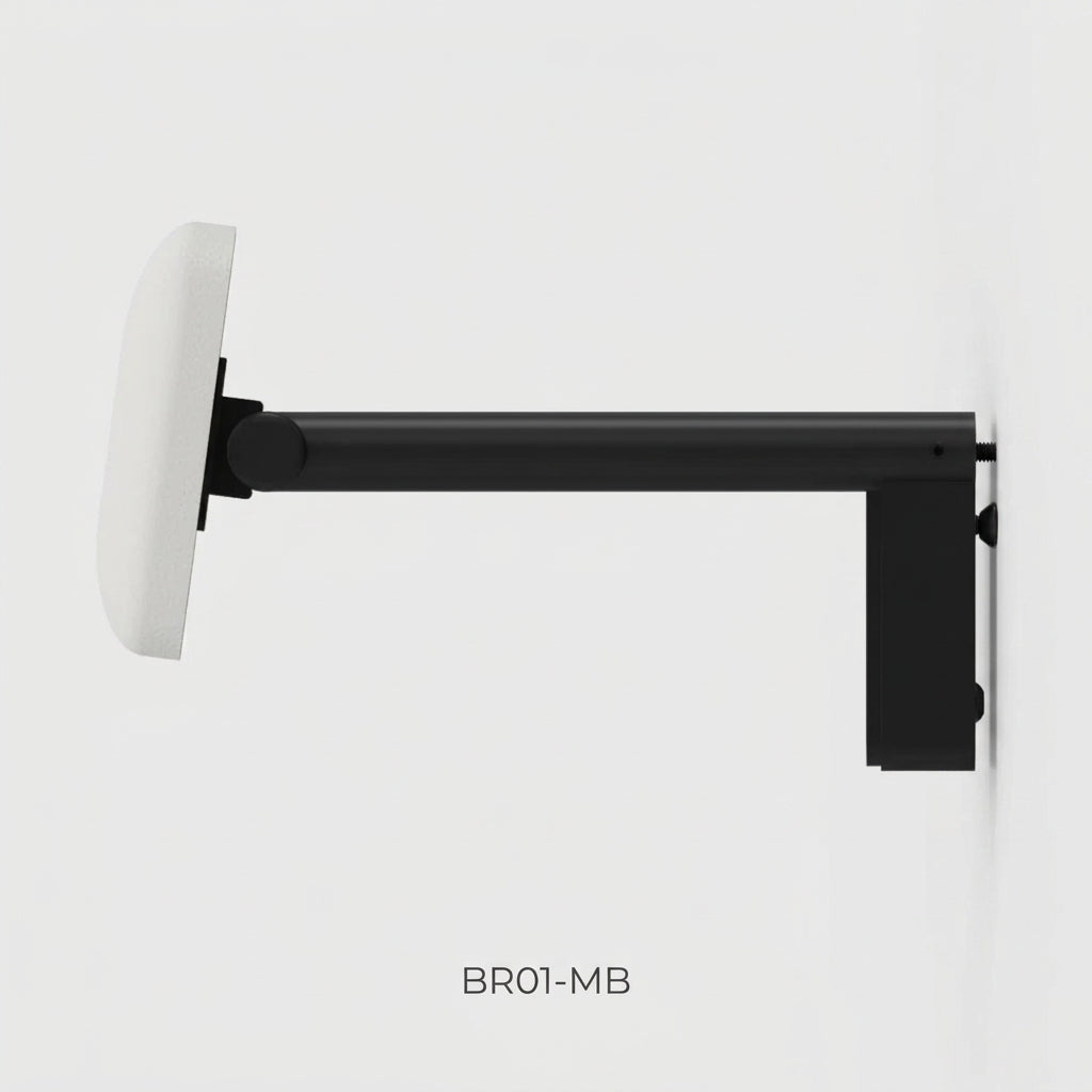 Disabled Back Rest Care Matt Black - BR01-MB