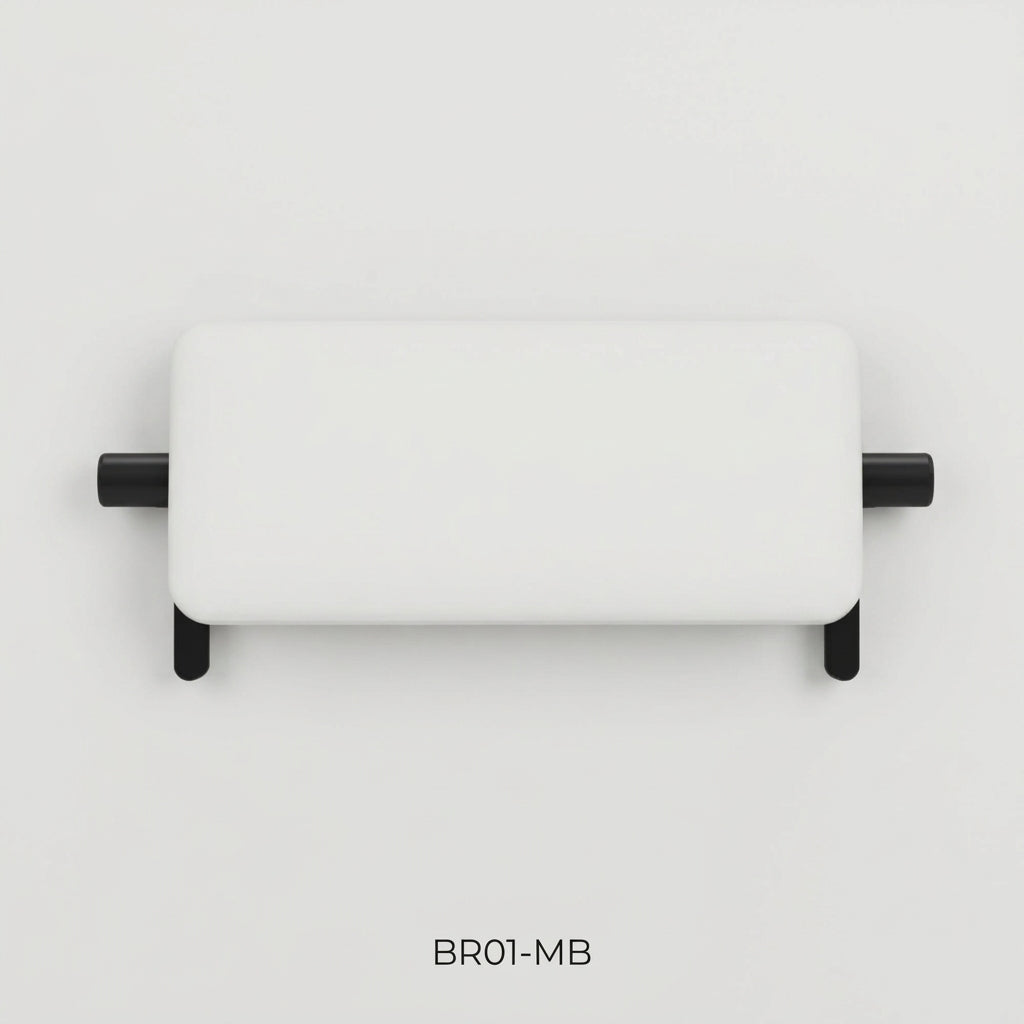 Disabled Back Rest Care Matt Black - BR01-MB