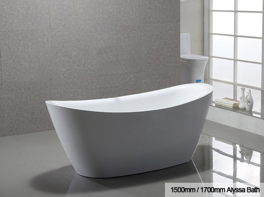 1700mm Atlanta Freestanding Bath - Bathroom Hub