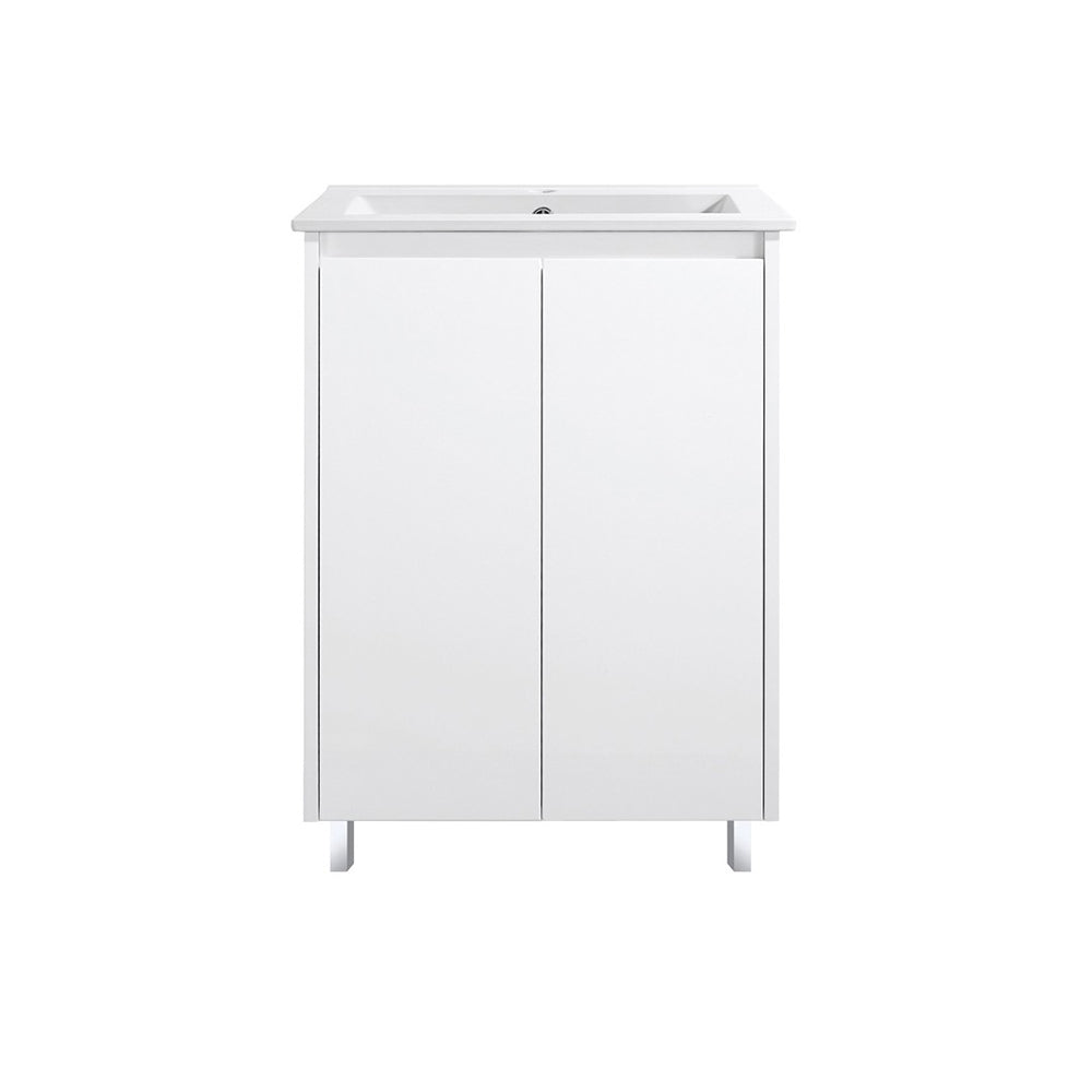 Freestanding White Bathroom Vanity MD600 - Bathroom Hub