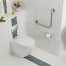 90° Ambulant Grab Rail, Stainless Steel