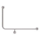 90° Accessible Right-Hand Grab Rail, Stainless Steel