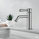 Clasico Basin Mixer Brushed Nickel HYB868-203-BN - Bathroom Hub