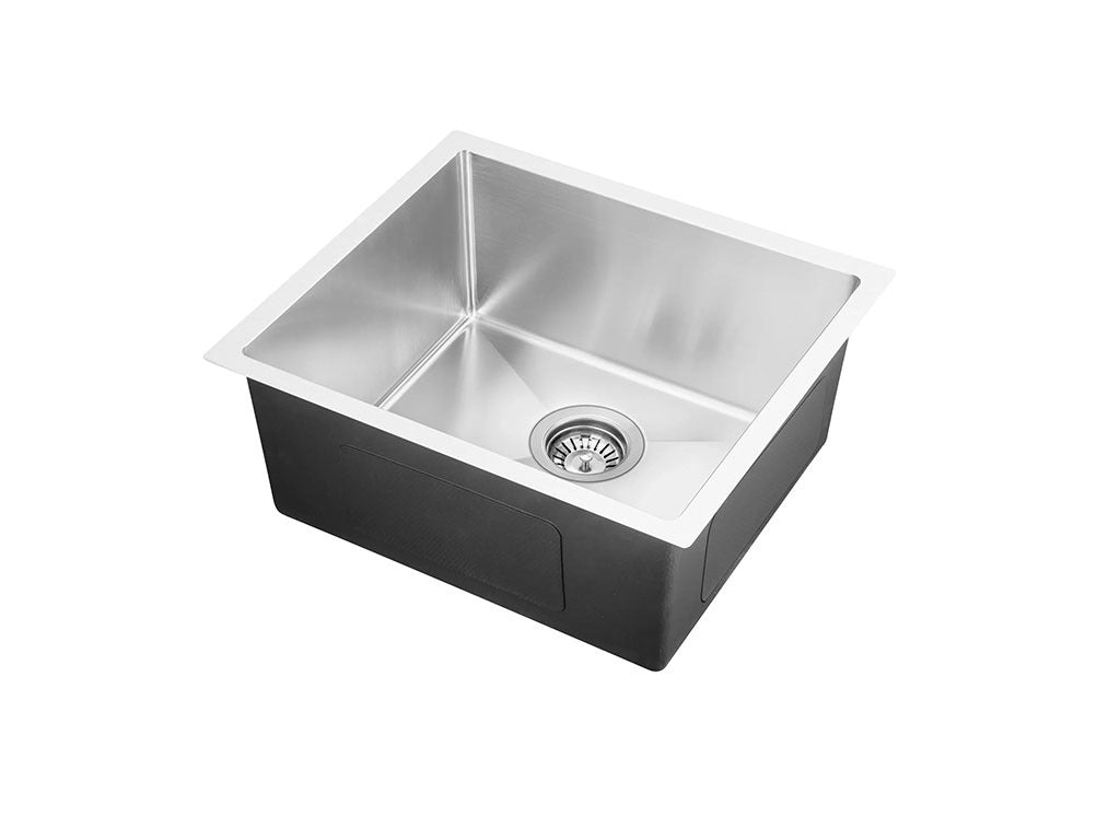 Handmade Stainless Steel Kitchen Sink / Laundry Tub (51cm x 45cm) - HMSB5145R - Bathroom Hub