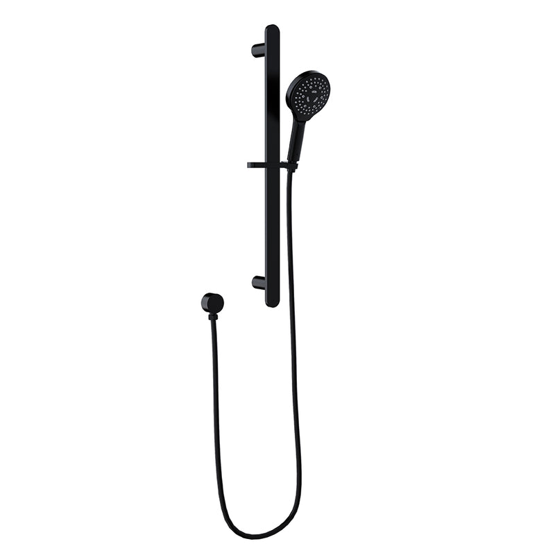 Kara Sliding Shower Rail Matt Black HPA11-301-B