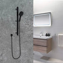 Kara Sliding Shower Rail Matt Black HPA11-301-B