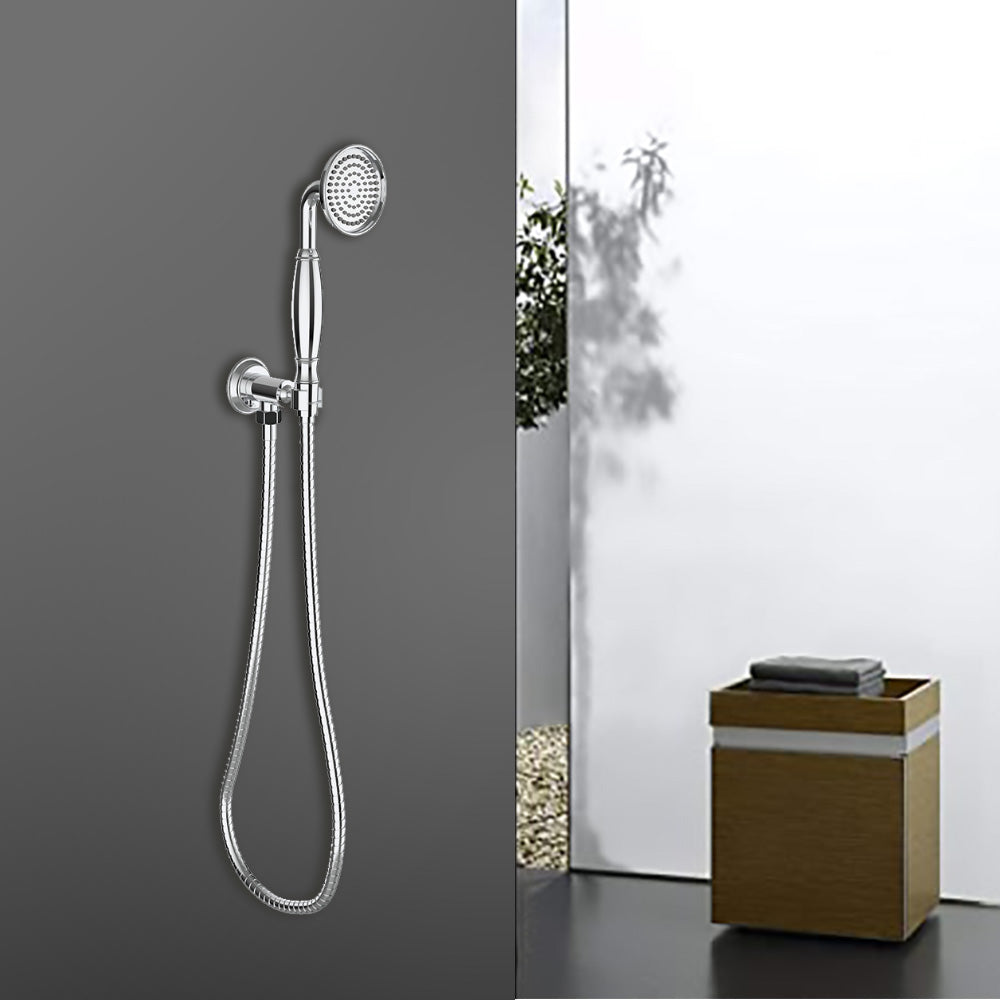 Clasico Vintage Hand shower On Wall Outlet Bracket - HPA868-101-1 - Bathroom Hub