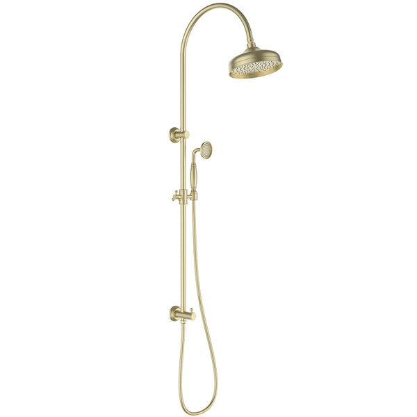 Vintage Combination Shower Set in Brushed Gold [HPA868-201BG]