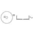 Zale Round Basin ø390 x 120mm HTI-22-501