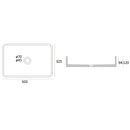 Zale Rectangle Basin 500 x 325 x 120mm HTI-22-503